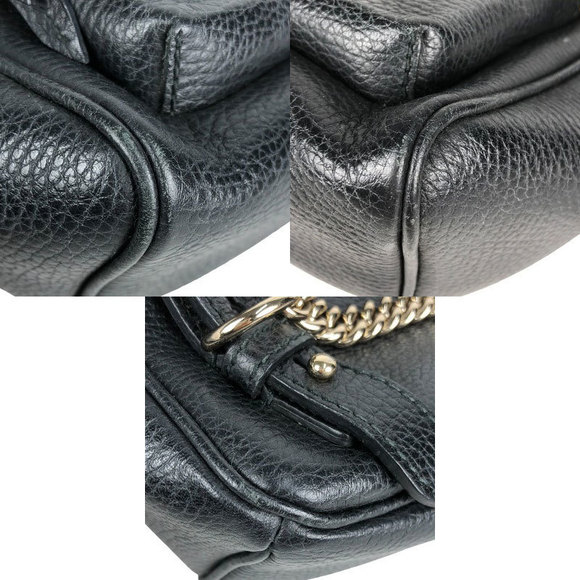 Gucci Soho Chain Rucksack Daypack Black - Picture 8 of 9